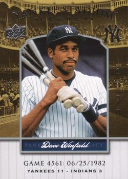 2008 Upper Deck Yankee Stadium Legacy #4561 Dave Winfield Front