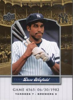 2008 Upper Deck Yankee Stadium Legacy #4565 Dave Winfield Front