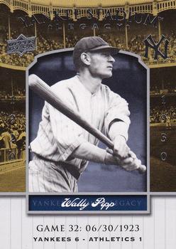 2008 Upper Deck Yankee Stadium Legacy #32 Wally Pipp Front