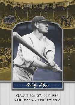 2008 Upper Deck Yankee Stadium Legacy #33 Wally Pipp Front