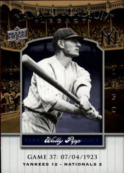 2008 Upper Deck Yankee Stadium Legacy #37 Wally Pipp Front