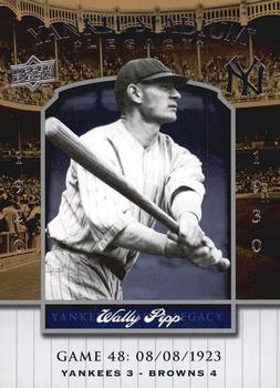 2008 Upper Deck Yankee Stadium Legacy #48 Wally Pipp Front