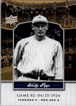 2008 Upper Deck Yankee Stadium Legacy #82 Wally Pipp Front