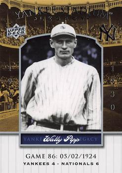 2008 Upper Deck Yankee Stadium Legacy #86 Wally Pipp Front