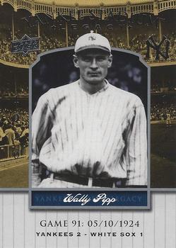 2008 Upper Deck Yankee Stadium Legacy #91 Wally Pipp Front