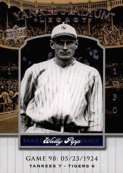 2008 Upper Deck Yankee Stadium Legacy #98 Wally Pipp Front