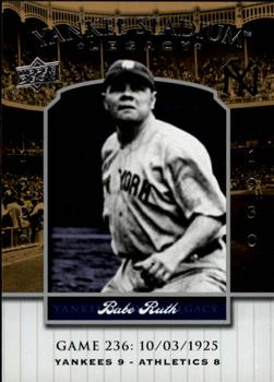 2008 Upper Deck Yankee Stadium Legacy #236 Babe Ruth Front