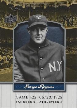 2008 Upper Deck Yankee Stadium Legacy #422 George Pipgras Front
