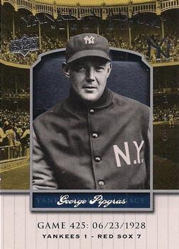 2008 Upper Deck Yankee Stadium Legacy #425 George Pipgras Front