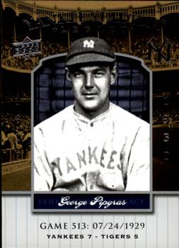 2008 Upper Deck Yankee Stadium Legacy #513 George Pipgras Front