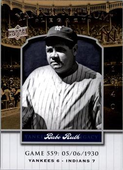 2008 Upper Deck Yankee Stadium Legacy #559 Babe Ruth Front