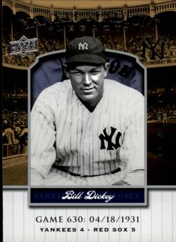 2008 Upper Deck Yankee Stadium Legacy #630 Bill Dickey Front
