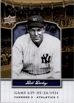 2008 Upper Deck Yankee Stadium Legacy #639 Bill Dickey Front