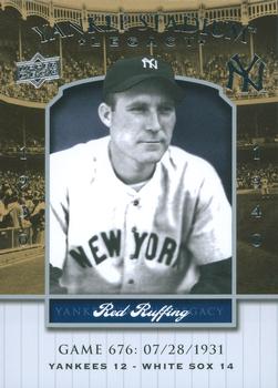 2008 Upper Deck Yankee Stadium Legacy #676 Red Ruffing Front