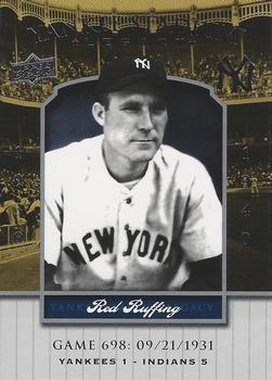 2008 Upper Deck Yankee Stadium Legacy #698 Red Ruffing Front