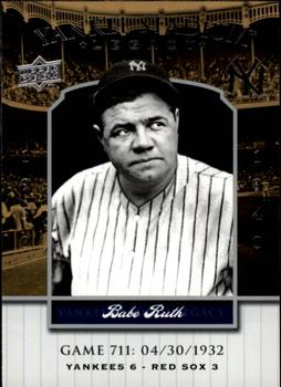 2008 Upper Deck Yankee Stadium Legacy #711 Babe Ruth Front