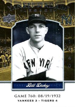 2008 Upper Deck Yankee Stadium Legacy #760 Bill Dickey Front