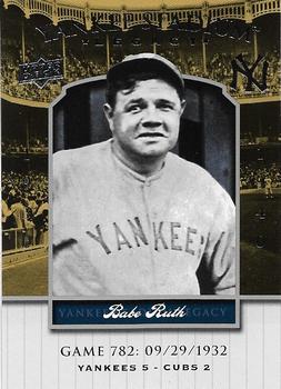2008 Upper Deck Yankee Stadium Legacy #782 Babe Ruth Front