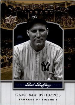 2008 Upper Deck Yankee Stadium Legacy #844 Red Ruffing Front