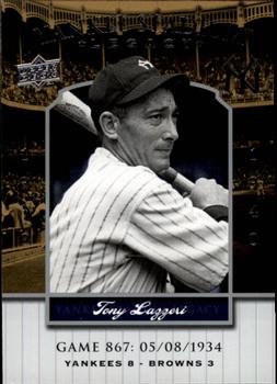 2008 Upper Deck Yankee Stadium Legacy #867 Tony Lazzeri Front