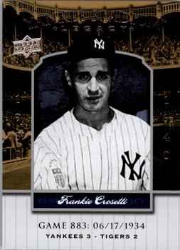 2008 Upper Deck Yankee Stadium Legacy #883 Frankie Crosetti Front