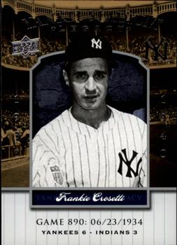 2008 Upper Deck Yankee Stadium Legacy #890 Frankie Crosetti Front