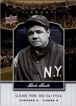 2008 Upper Deck Yankee Stadium Legacy #908 Babe Ruth Front