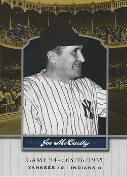 2008 Upper Deck Yankee Stadium Legacy #944 Joe McCarthy Front