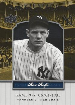 2008 Upper Deck Yankee Stadium Legacy #957 Red Rolfe Front