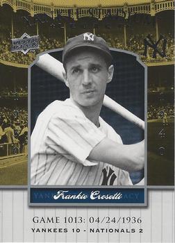2008 Upper Deck Yankee Stadium Legacy #1013 Frankie Crosetti Front