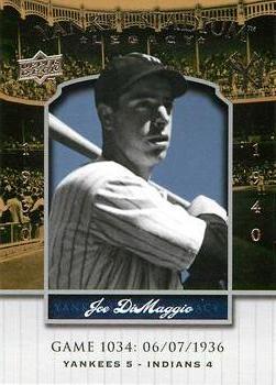 2008 Upper Deck Yankee Stadium Legacy #1034 Joe DiMaggio Front