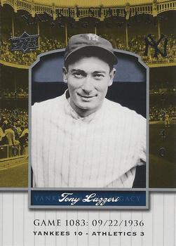 2008 Upper Deck Yankee Stadium Legacy #1083 Tony Lazzeri Front