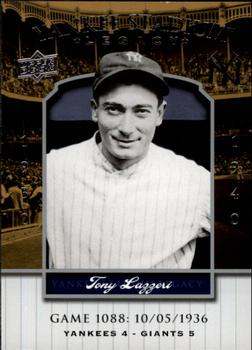 2008 Upper Deck Yankee Stadium Legacy #1088 Tony Lazzeri Front