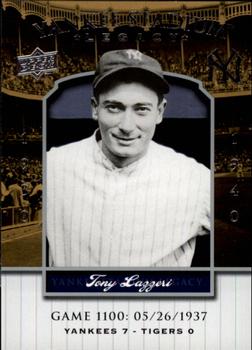 2008 Upper Deck Yankee Stadium Legacy #1100 Tony Lazzeri Front