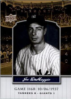 2008 Upper Deck Yankee Stadium Legacy #1168 Joe DiMaggio Front