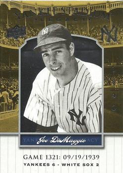 2008 Upper Deck Yankee Stadium Legacy #1321 Joe DiMaggio Front