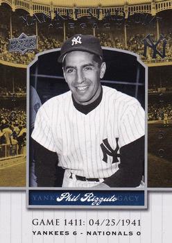 2008 Upper Deck Yankee Stadium Legacy #1411 Phil Rizzuto Front