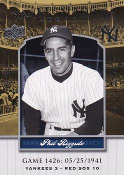 2008 Upper Deck Yankee Stadium Legacy #1426 Phil Rizzuto Front