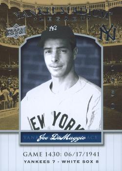 2008 Upper Deck Yankee Stadium Legacy #1430 Joe DiMaggio Front