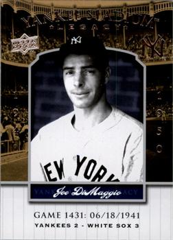2008 Upper Deck Yankee Stadium Legacy #1431 Joe DiMaggio Front