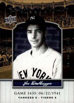 2008 Upper Deck Yankee Stadium Legacy #1435 Joe DiMaggio Front