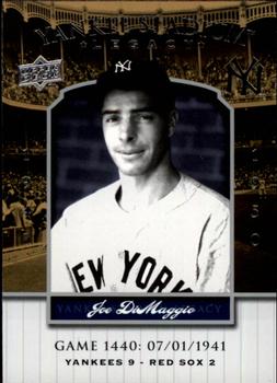 2008 Upper Deck Yankee Stadium Legacy #1440 Joe DiMaggio Front