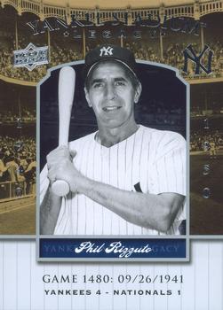 2008 Upper Deck Yankee Stadium Legacy #1480 Phil Rizzuto Front