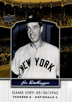 2008 Upper Deck Yankee Stadium Legacy #1509 Joe DiMaggio Front