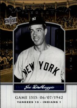 2008 Upper Deck Yankee Stadium Legacy #1515 Joe DiMaggio Front