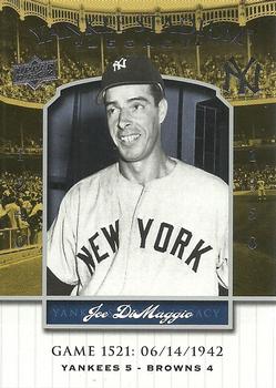 2008 Upper Deck Yankee Stadium Legacy #1521 Joe DiMaggio Front
