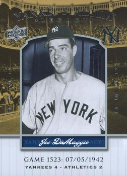 2008 Upper Deck Yankee Stadium Legacy #1523 Joe DiMaggio Front