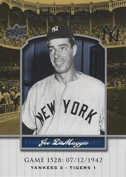2008 Upper Deck Yankee Stadium Legacy #1528 Joe DiMaggio Front