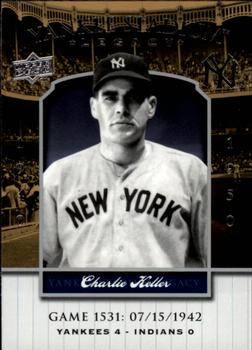 2008 Upper Deck Yankee Stadium Legacy #1531 Charlie Keller Front