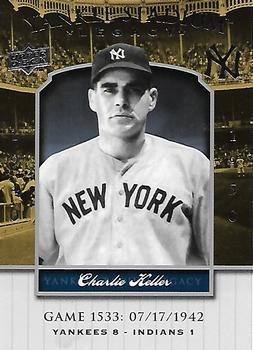 2008 Upper Deck Yankee Stadium Legacy #1533 Charlie Keller Front